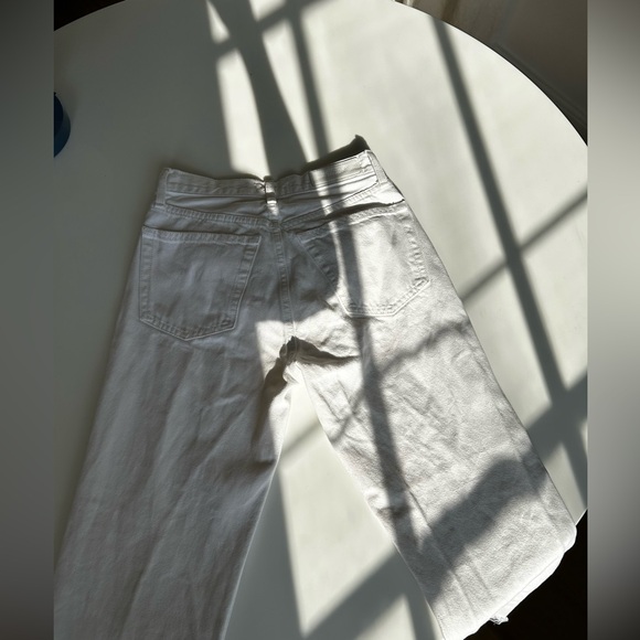 RE/DONE 70s Stove Pipe White Jeans - Picture 9 of 16